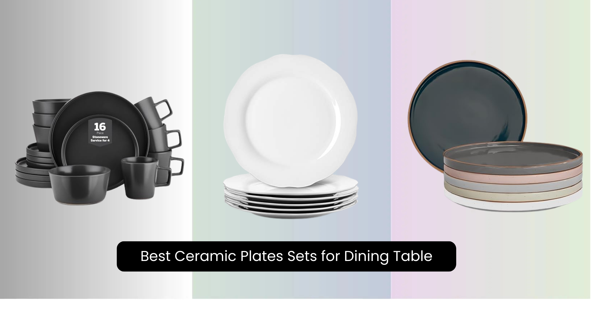 8 Best Ceramic Plates Sets for Dining Table 2026