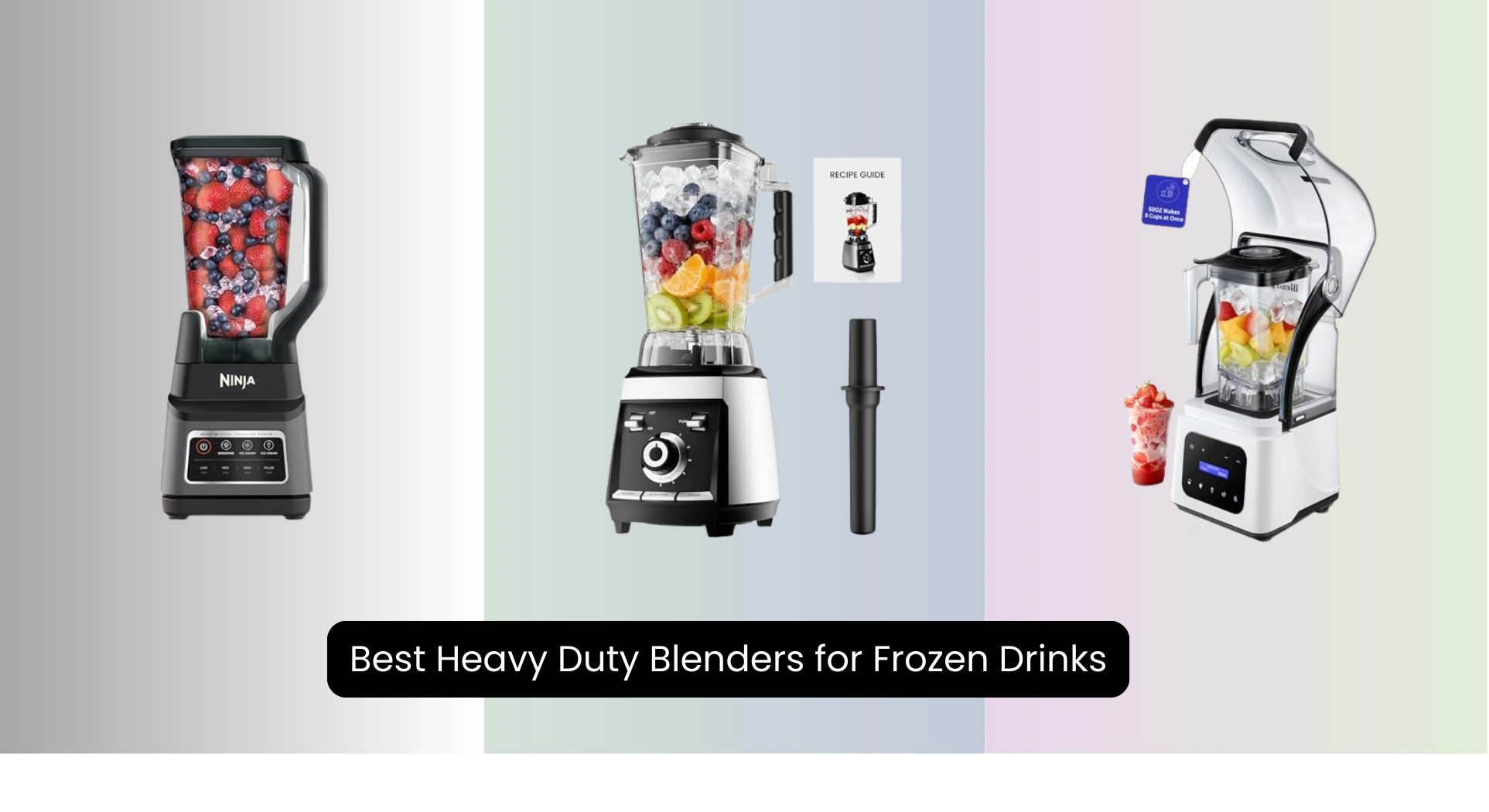 8 Best Heavy Duty Blenders for Frozen Drinks 2026