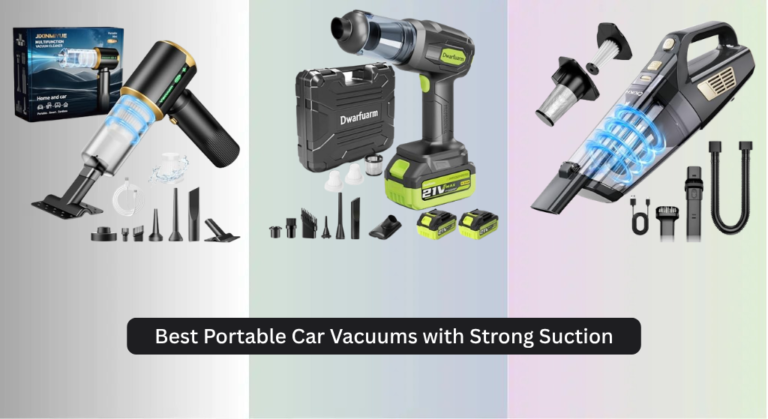 8 Best Portable Car Vacuums with Strong Suction 2026