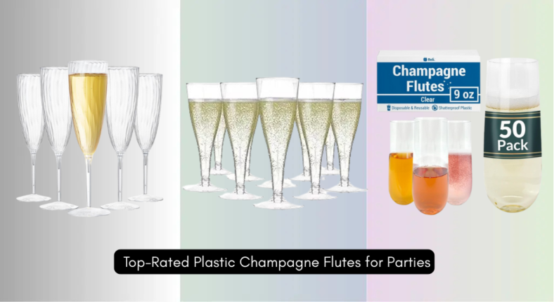 8 Top-Rated Plastic Champagne Flutes for Parties 2026