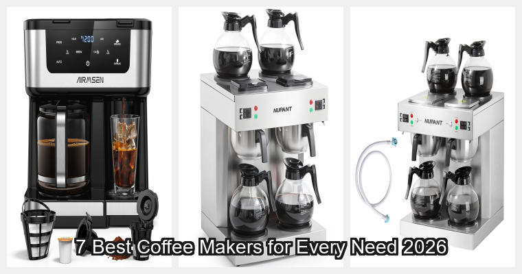 7 Best Coffee Makers for Every Need 2026