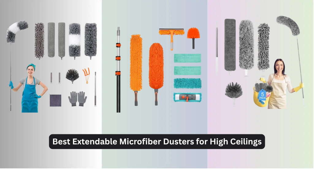 8 Best Extendable Microfiber Dusters for High Ceilings 2026