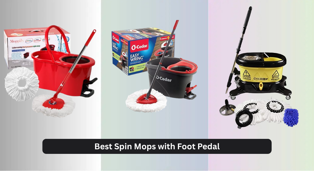 7 Best Spin Mops with Foot Pedal 2026