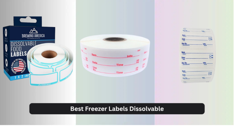 8 Best Freezer Labels Dissolvable 2026