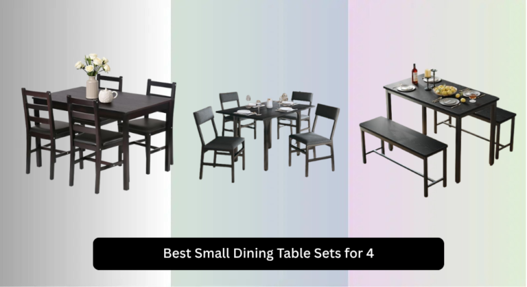 7 Best Small Dining Table Sets for 4 (2026)