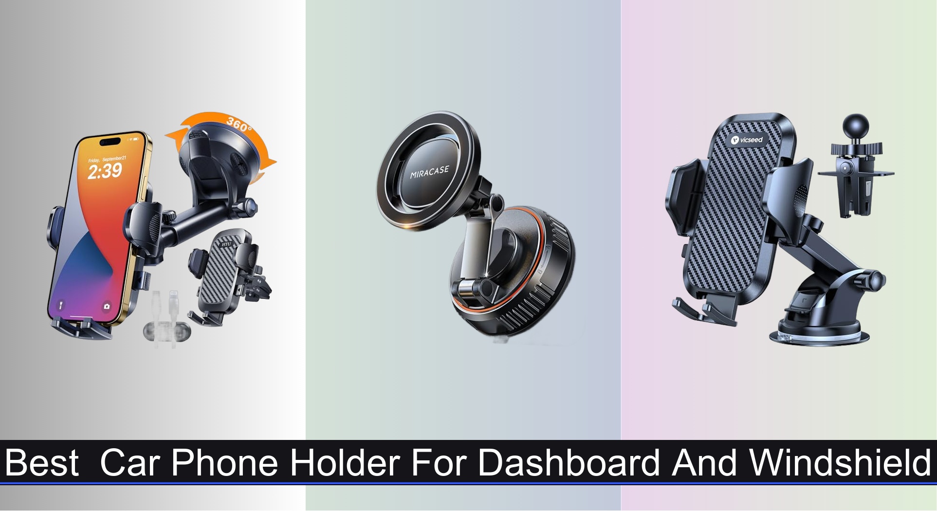 8 Best Car Phone Holders for Dashboard & Windshield 2026