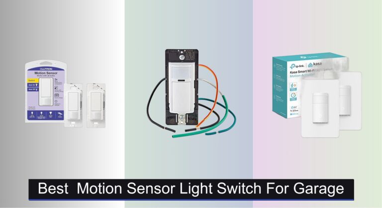 7 Best Motion Sensor Light Switches for Garage 2026