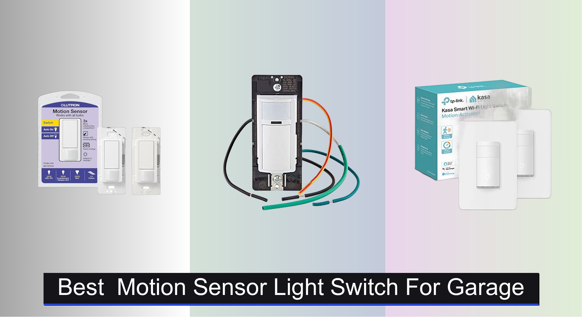 7 Best Motion Sensor Light Switches for Garage 2026
