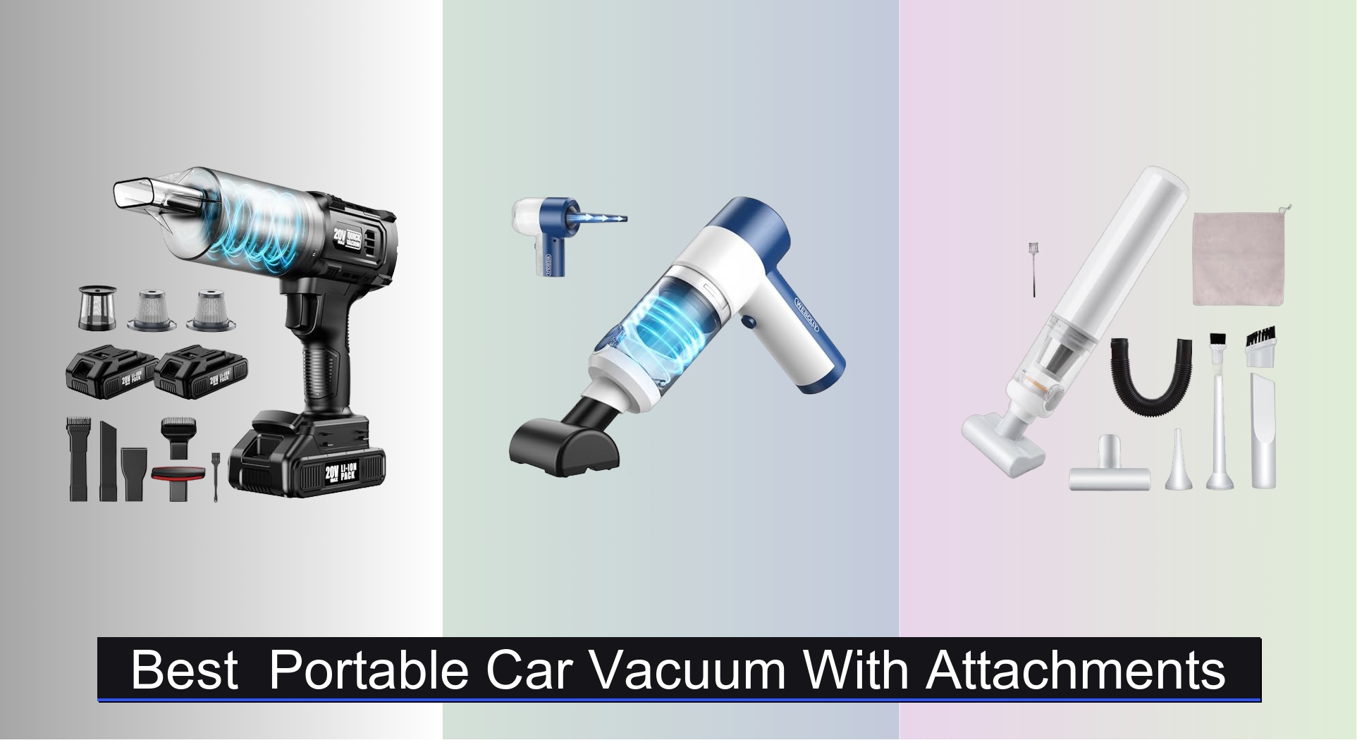 9 Best Portable Car Vacuums with Attachments 2026